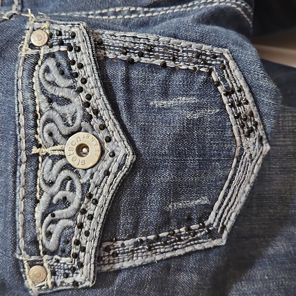 Stetson Blue Women's Jeans - Picture 8 of 9
